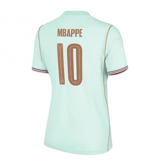 Francie Kylian Mbappe #10 Venkovní Dres pro Dámské MS 2026 Krátký Rukáv Francie Kylian Mbappe #10 Venkovní Dres pro Dámské MS 2026 Krátký Rukáv